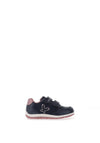 Geox Girls Heira Suede Mix Trainers, Navy & Pink