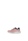 Geox Girls Sprintye Velcro Trainers, Old Rose & Navy