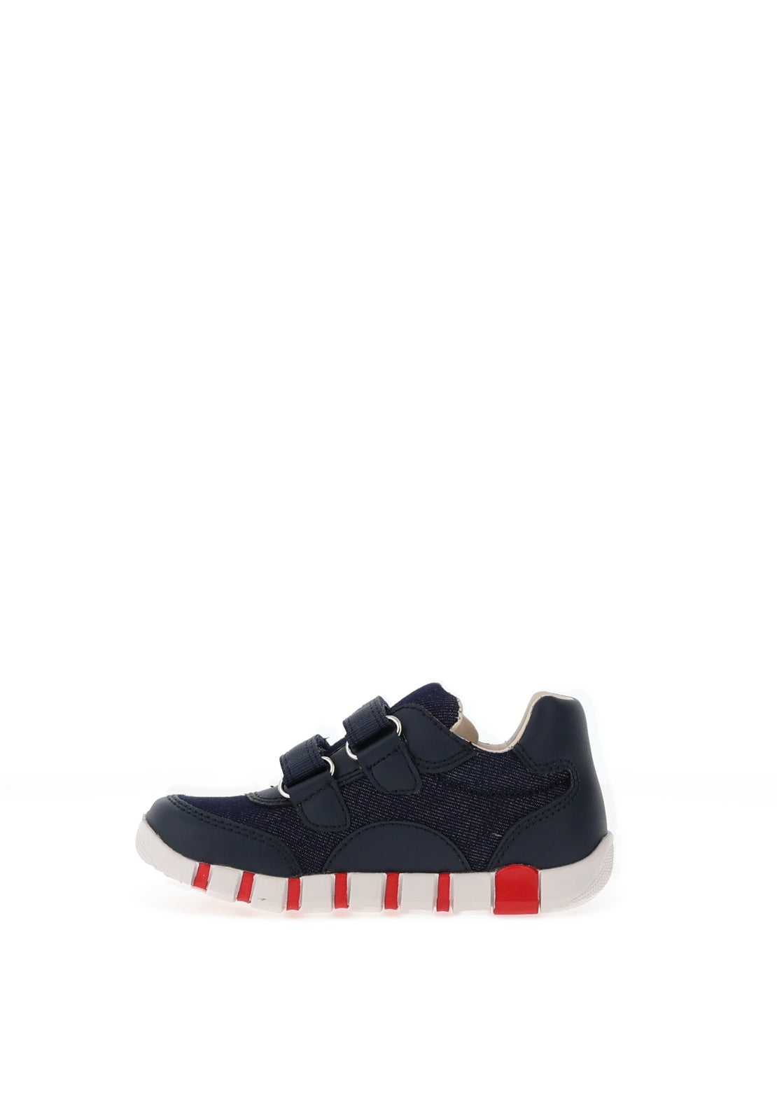 Geox Toddler Boy Lupidoo Velcro Trainer, Navy