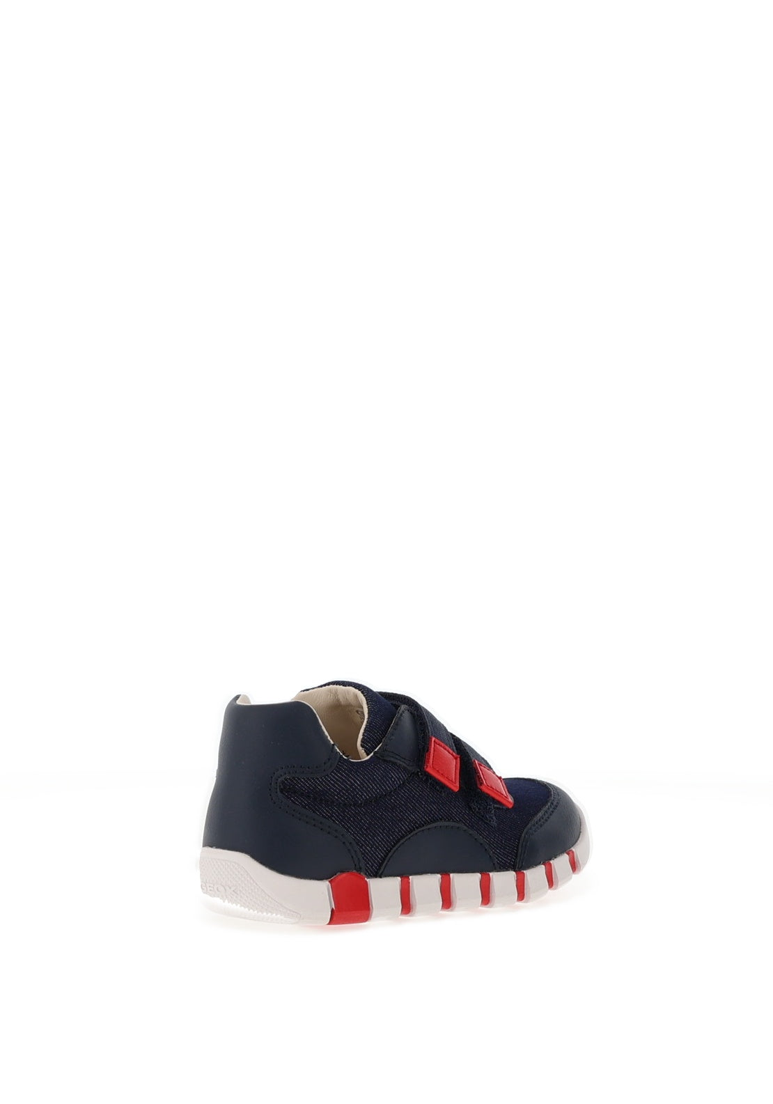 Geox Toddler Boy Lupidoo Velcro Trainer, Navy