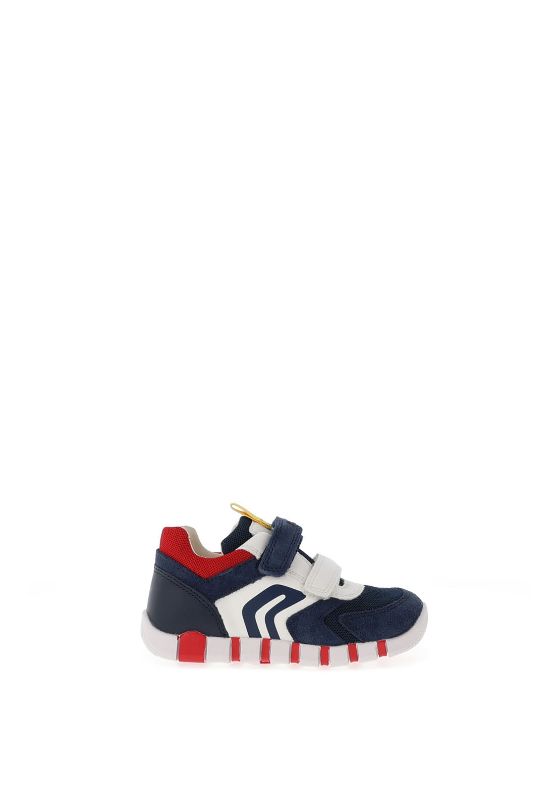 Geox Baby Boys Suede and Mesh Trainers, Navy