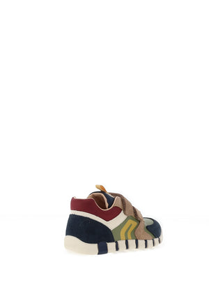 Geox Baby Boy Iupidoo Colour Block Trainer, Multi Coloured