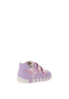Geox Toddler Girl Lupidoo Velcro Trainer, Lilac Multi