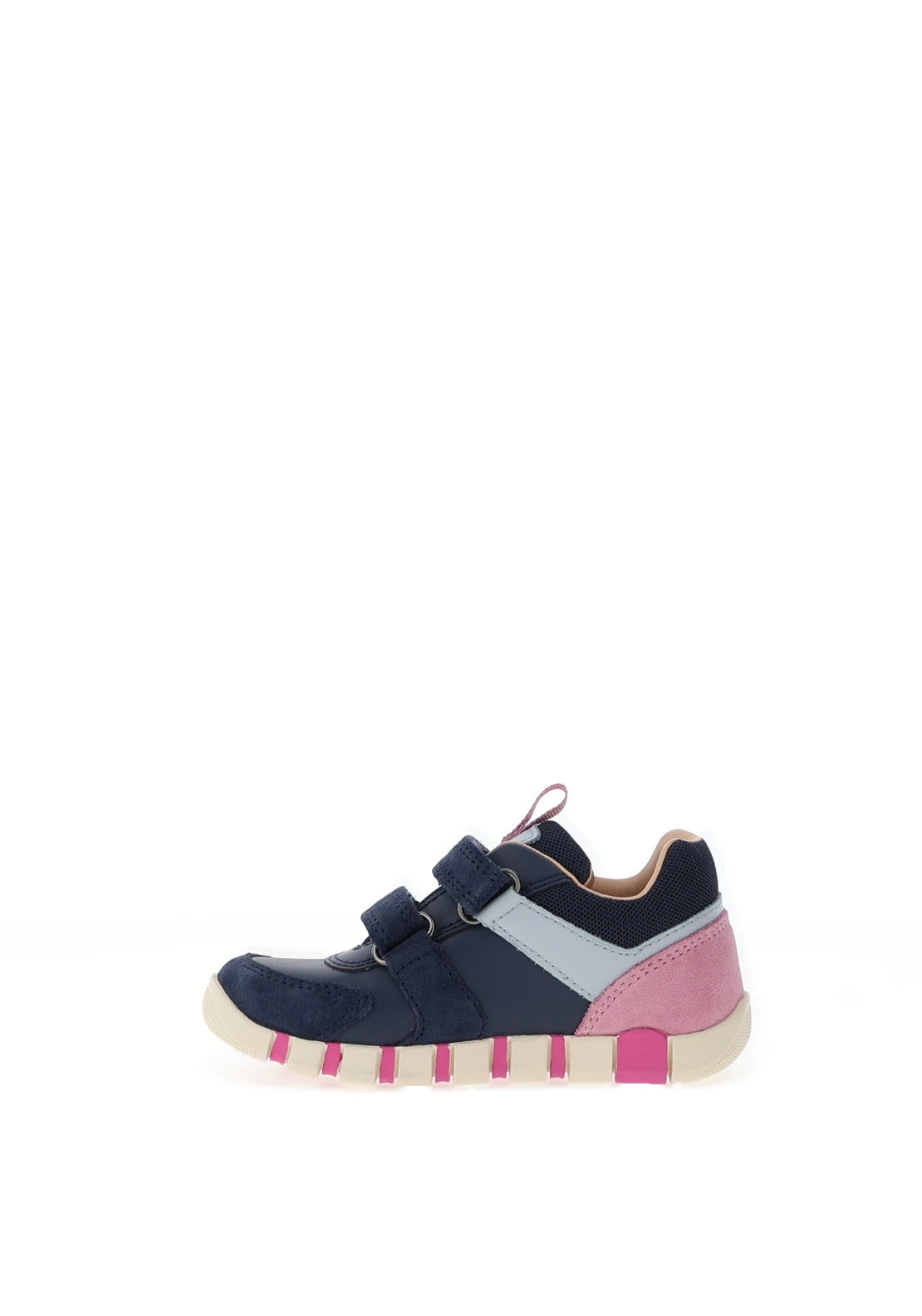 Geox Toddler Girl B3558C Velcro Trainer, Navy