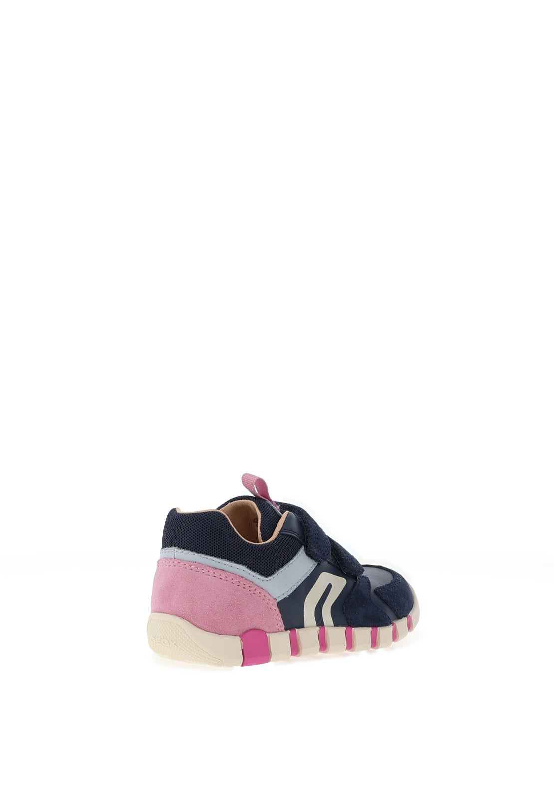 Geox Toddler Girl B3558C Velcro Trainer, Navy