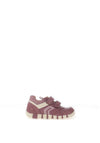 Geox Toddler Girl B3558C Velcro Trainer, Purple