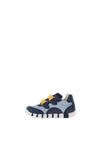 Geox Baby Boys Lupidoo Mesh Mix Trainers, Blue