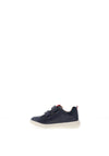 Geox Boys Hyroo Leather Velcro Shoes, Navy