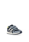 Geox Baby Boy Alben Suede Trainer, Navy