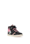 Geox Baby Girl Gisli Character Hi Top Trainer, Black