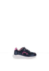 Geox Toddler Girl B564TA Heart Trainer, Navy