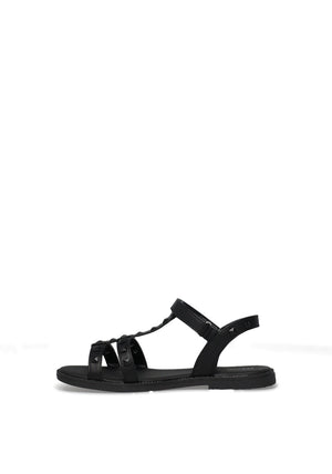 Geox Karly Stud Embellished Strappy Sandals, Black