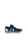 Geox Boys Vaniett Closed Toe Sandals, Navy