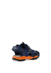 Geox Boys Borealis Closed Toe Sandal, Blue
