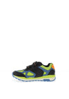 Geox Boys Pavel J4515D Velcro Trainer, Green