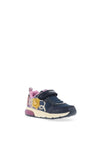 Geox Girls Spaceclub Wish Princess Trainer, Navy Multi