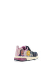 Geox Girls Spaceclub Wish Princess Trainer, Navy Multi