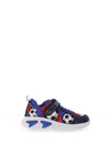 Geox Boy Assister Football Light Up Trainer, Navy