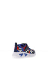 Geox Boy Assister Football Light Up Trainer, Navy