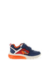 Geox Boy Dino Velcro Trainer, Navy