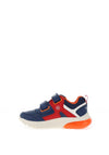 Geox Boy Dino Velcro Trainer, Navy