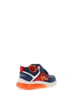Geox Boy Dino Velcro Trainer, Navy