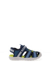 Geox Boy Vaniett Closed Toe Sandal, Blue