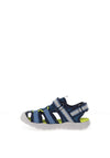 Geox Boy Vaniett Closed Toe Sandal, Blue