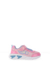Geox Girl Assister Light Up Trainer, Pink
