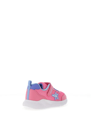 Geox Girls Sprintye J55FWA Glitter Trainer, Pink