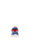 Geox Boys Ciberdron Mesh Print Light Up Trainers, Blue & Red