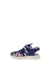 Geox Girls Airadyum Closed Toe Sandal, Navy