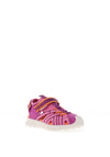Geox Girl Airadyum Closed Toe Sandal, Pink
