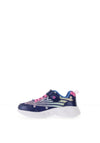 Geox Girls J56E9B Light Up Trainer, Navy