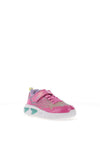 Geox Girls J56E9B Light Up Trainer, Pink
