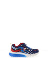 Geox Boys Ciberdron J56LBD Light Up Trainer, Navy