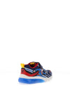 Geox Boys Ciberdron J56LBD Light Up Trainer, Navy