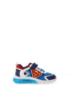 Geox Boy Ciberdron Light Up Trainer, Blue