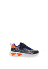 Geox Boys J66DZB Light Up Trainer, Black