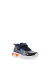 Geox Boys J66DZB Light Up Trainer, Black
