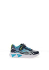 Geox Boys J66DZB Light Up Trainer, Blue