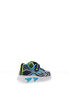 Geox Boys J66DZB Light Up Trainer, Blue