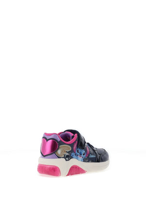 Geox Girls Fadinlight Light Up Trainer, Navy
