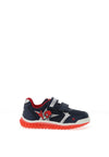 Geox Baby Boy Lightyloo Velcro Trainer, Navy