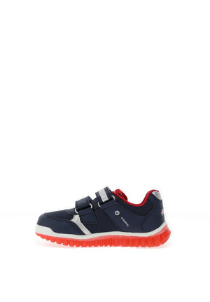 Geox Baby Boy Lightyloo Velcro Trainer, Navy