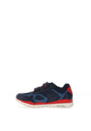Geox Boy Pavel Velcro Trainer, Navy