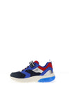 Geox Boy Ciberdron Mesh Light Up Trainer, Navy