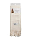 Serafina Collection Wool Blend Scarf, Ecru