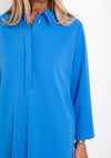 Gerry Weber Knee Length Shirt Dress, Blue