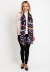 Gerry Weber Abstract Print Scarf, Purple Multi